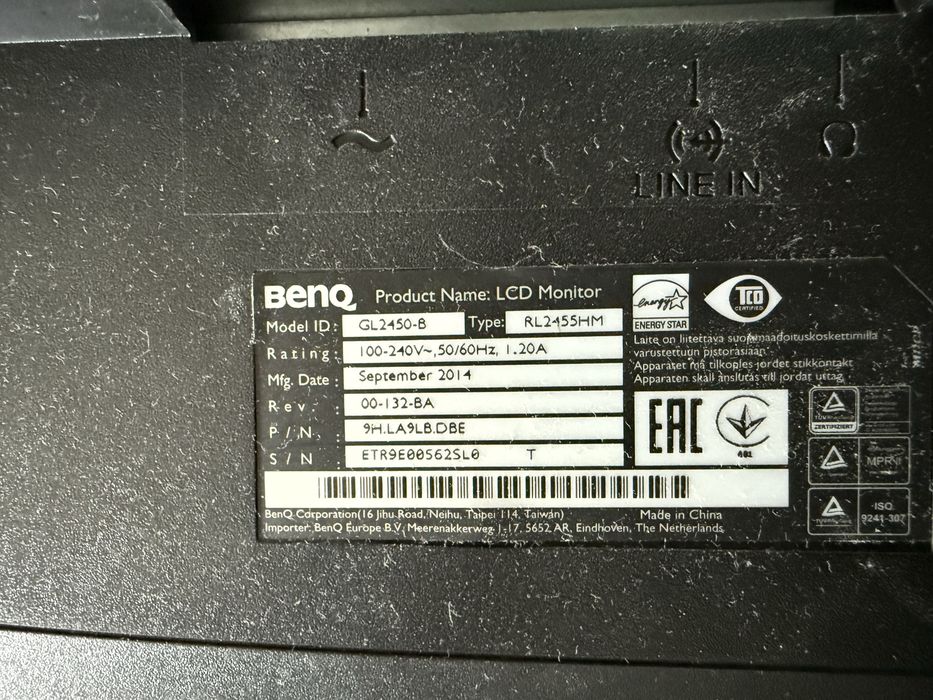 Monitor Benq GL-2450-B Gamingowy 24 cale 1920x1080