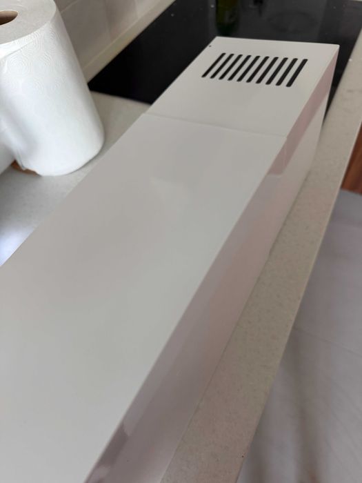 Okap 90 cm białe szkło ISEASY - GWARANCJA! Jak nowy!