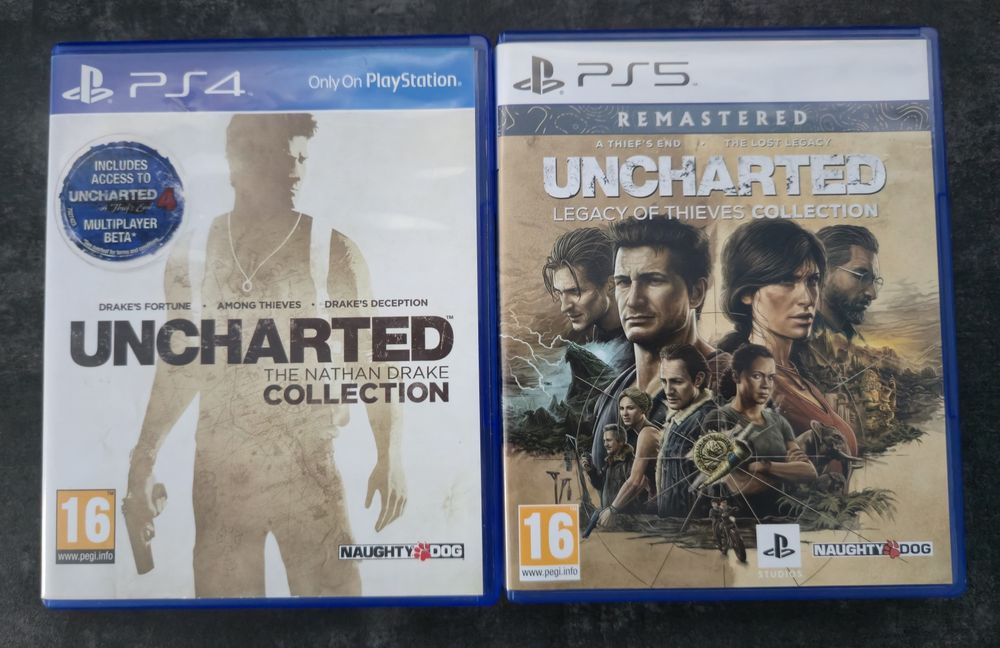 Комплект ігор Uncharted для PS4 та PS5