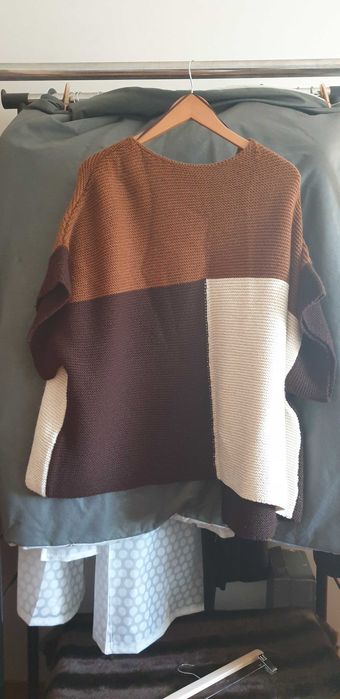 Casaco tricolor Stradivarius
