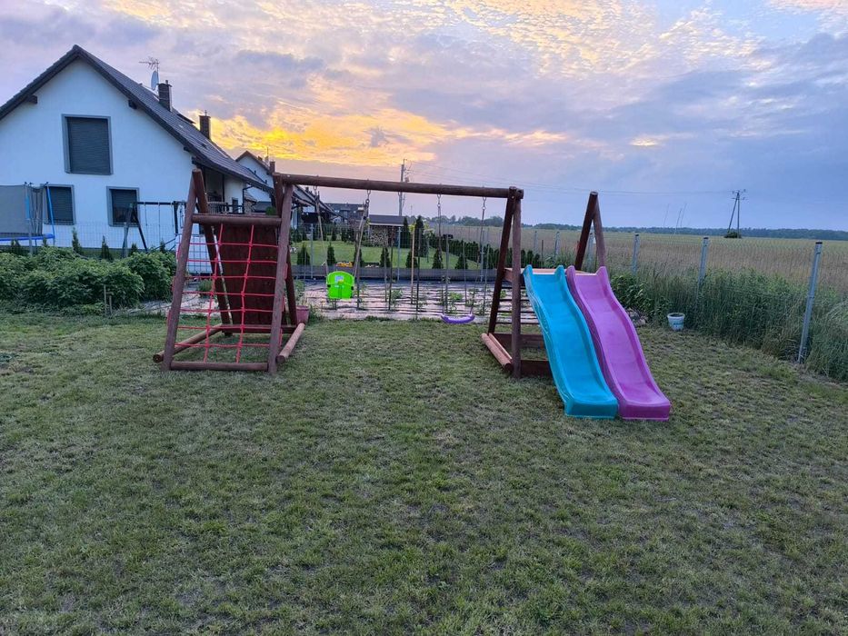 Plac zabaw, Wspinaczka dla dzieci , Huśtawka ogrodowa