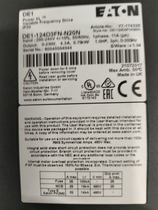 Falownik danfoss Fc 280