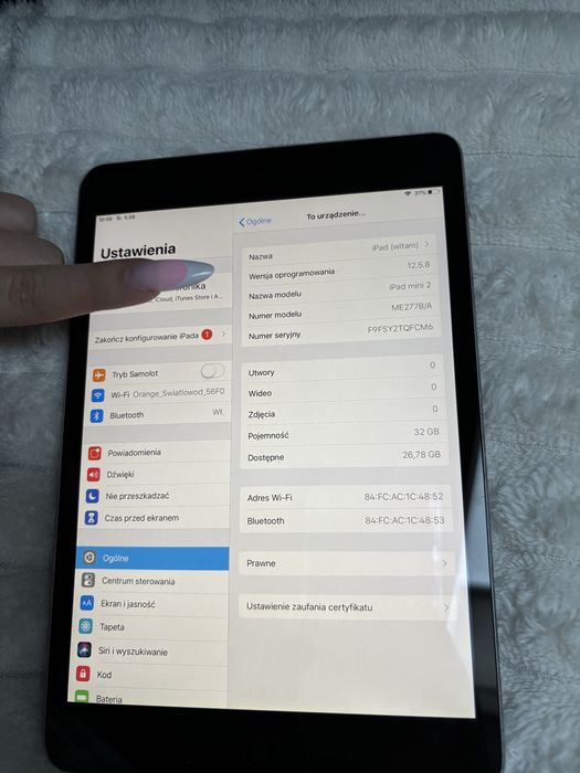 Ipad mini 2 gen 32gb 7 cali