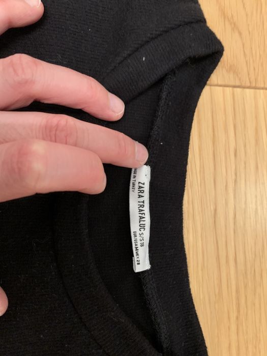 Sweter z koronką Zara Roz.S