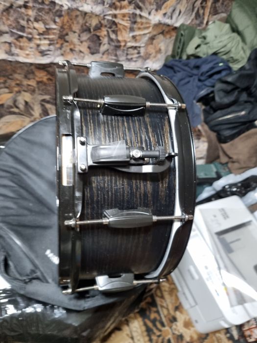 Werbel drewniany 14"x6.5" Tama woodworks black edition drewno topola 8