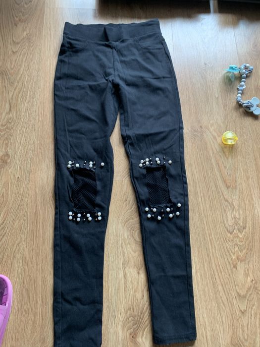 Legginsy materialowe S/M