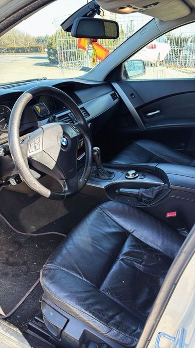 BMW seria 5 E60 M54b25 192 km gaz BRC   klima czarne skóry. BdB stan.