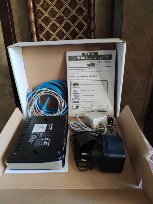 Модем DSL-2300U в идеальном состоянии