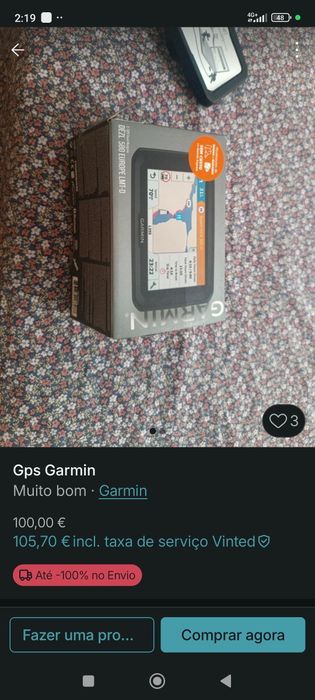GPS  Garmin para camião