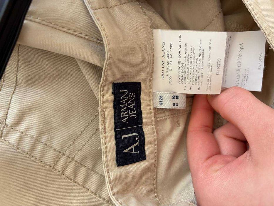 Костюм Armani Jeans оригінал (жакет + брюки), розмір 44 / W29