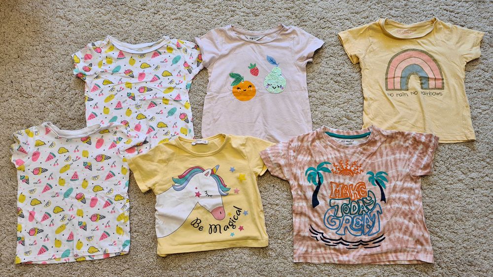 Футболки (sinsay, h&m primark) 104 см