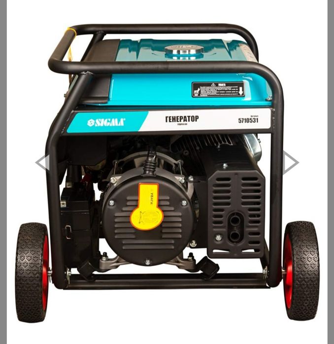 Генератор 10.0квт, бензин SIGMA 5710531, 230/380вт, Мідь, електро.