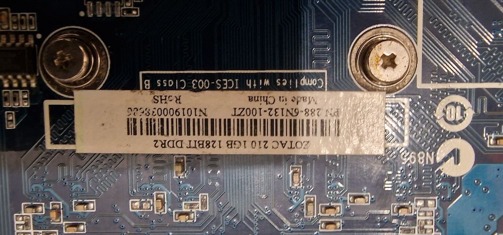 Karta graficzna Zotac Geforce 210 1GB DDR2 128bit