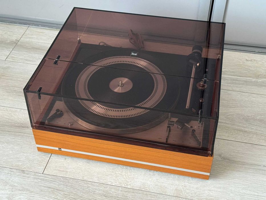 Vintage Gramofon Dual 1219 CK 20 Unikat Drewno