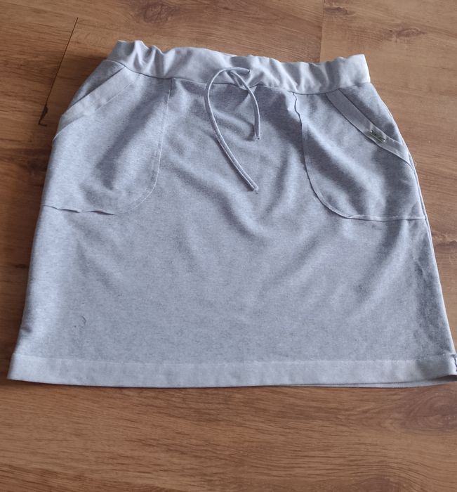 Spódnica szara damska letnia rozm L XL