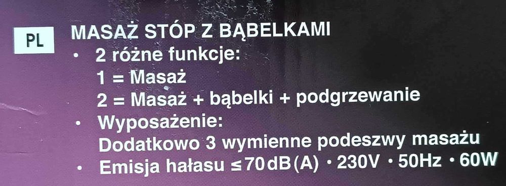 Dwufunkcyjny masażer do stóp First Austria FA-8114
