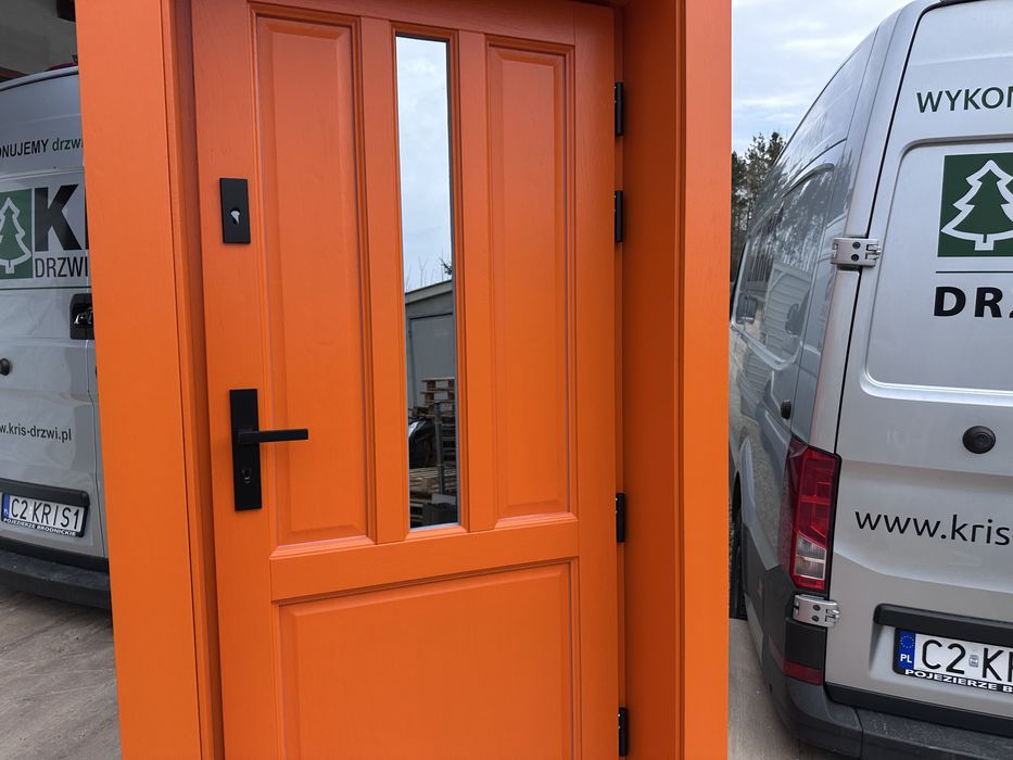 Drzwi zewnętrzne drewniane Na wymiar czyste powietrze Cała Polska