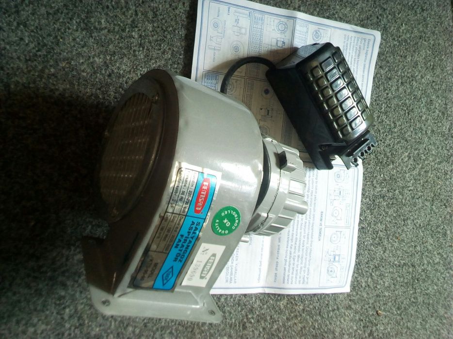 Вентилятор вытяжной центробежный. Новый. Турция.