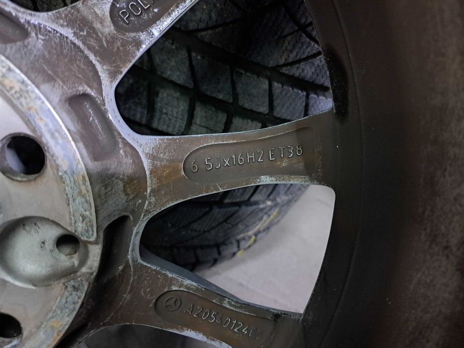 Koła felgi 5x112 16 mercedes c-klase w205 opony 205/60R16 bridgestone