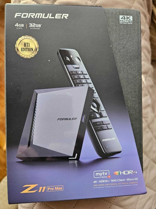 Formuler Z11 PRO MAX BT1 Edition Box Android 4Gb RAM 32Gb IPTV FULL