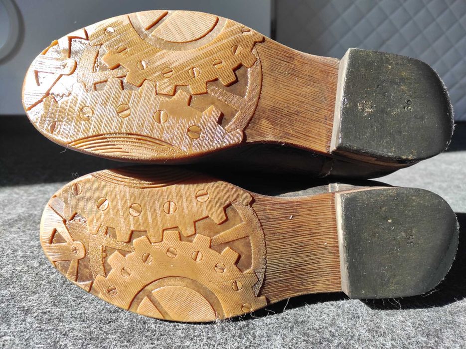 Skórzane buty wiązane wkł. 25.5cm rozmiar 36