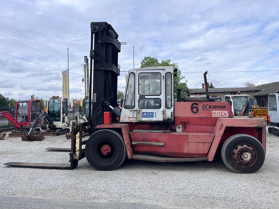 Wózek widłowy Widlak KALMAR LMV DC 12-1200 z 1996 roku   udźwig 12 ton