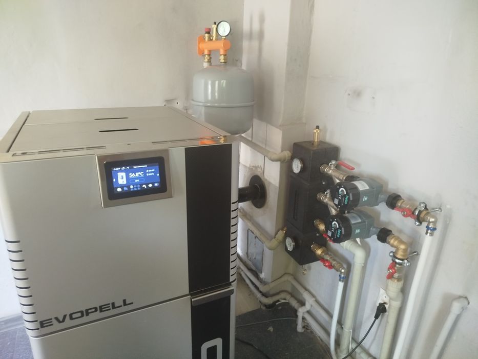 Hydraulik, ogrzewanie podłogowe, kotłownie gaz pellet eko groszek