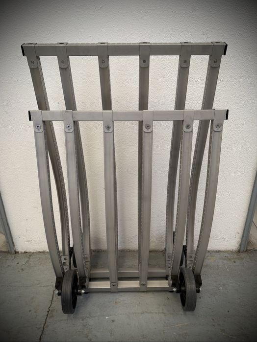 Cesto de Lenha Inox Design Italiano