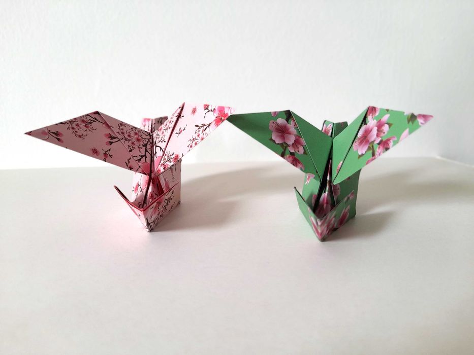 Lembranças de casamento ave, festas de aniversário, pássaros de origami