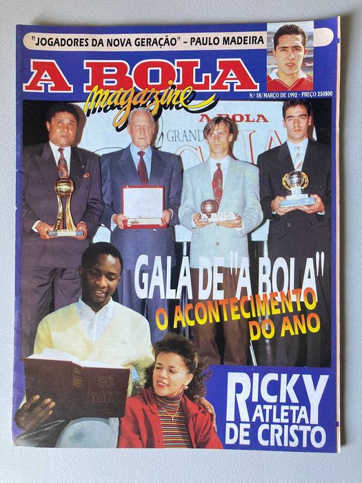 Revistas A Bola Magazine anos '80 e '90 [números na descrição]