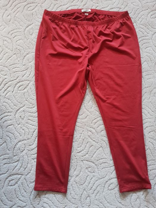 Legginsy bordowe Bonprix rozmiar 52/54