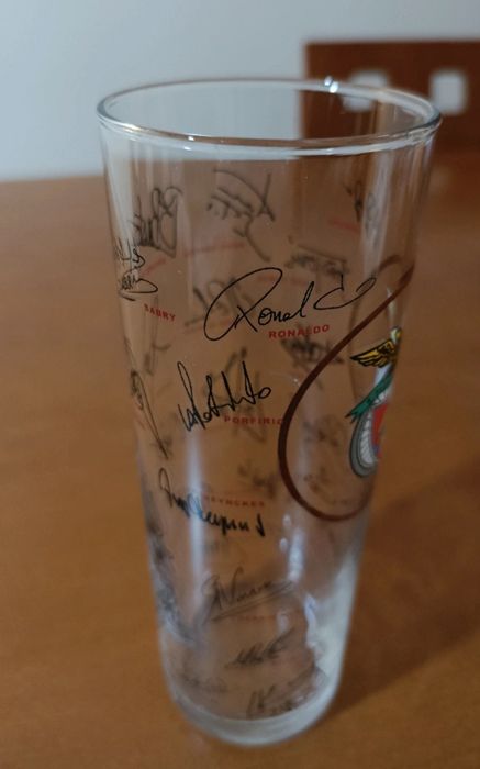 Copo coleção vidro Oficial Benfica