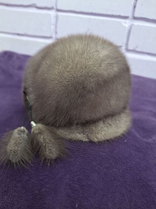 Продам шапка норкова натуральна