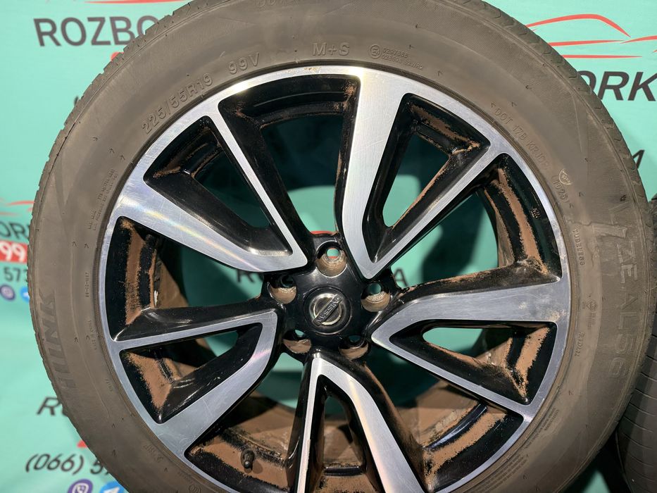 Диски R19 Nissan Rogue X trail 114.3 T32 Qashqai j11 шини Ніссан Кашкай джі11 рог спорт