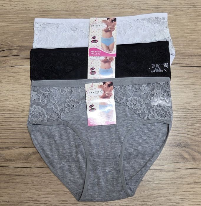 Majtki Damskie komplet 3sztuki XL