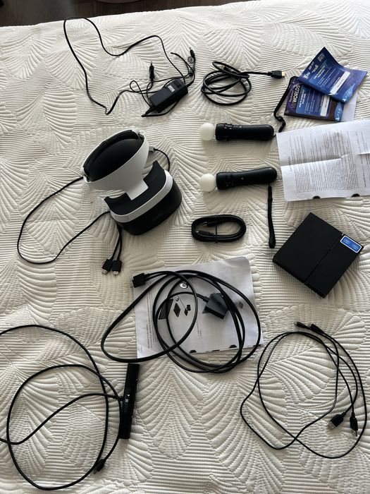 gogle sony playstation vr ps4 + kamera v2 + 2x kontroler move