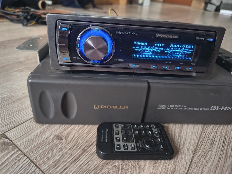 Radio samochodowe Pioneer DEH-P6900IB animacje pilot zmieniarka