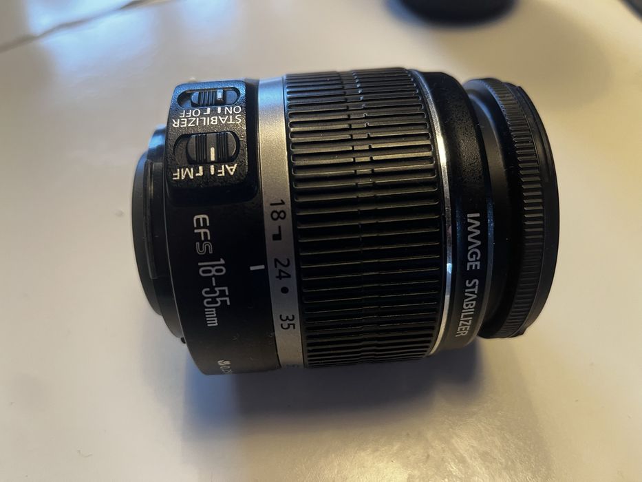 Objetivas canon 18/55 e 55/250