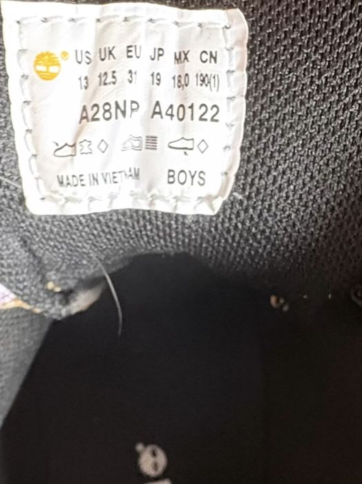 Dziecięce buty Timberland trekkingowe, brązowo-czarne, rozmiar EU 31