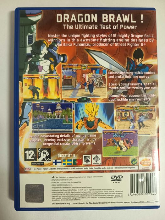 Super Dragon Ball Z PS2 PlayStation 2 angielska bez manuala