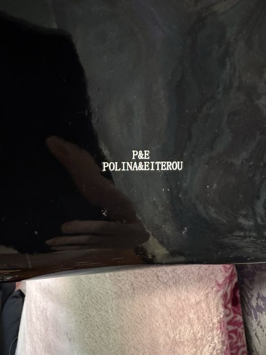 Стильная Сумка  натуральная лаковая женская Polina