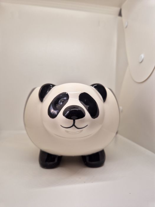 Słodka Panda ceramiczna miska uchwyt organizer z przędzydziewiarska k