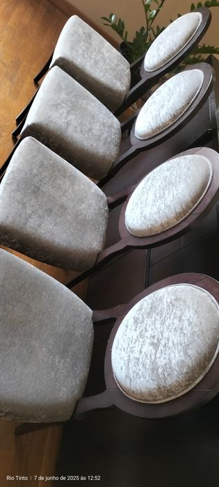 Conjunto Cadeiras de sala 4 unidades