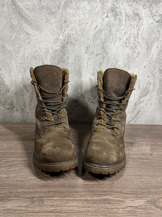 Timbarland Fur Boots Зимові Ботинки на Хутрі Теплі Боти