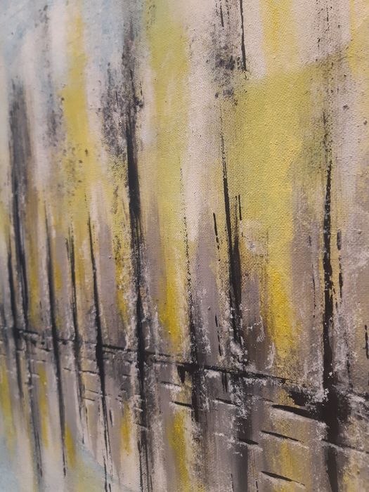 Quadro original e único de autor, abstrato 60cm/50cm