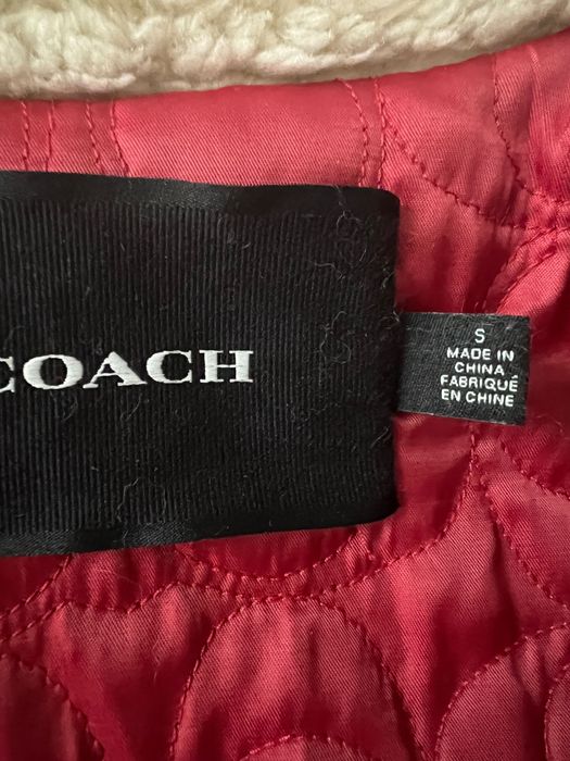 Шуба хутряне пальто Coach S оригінал