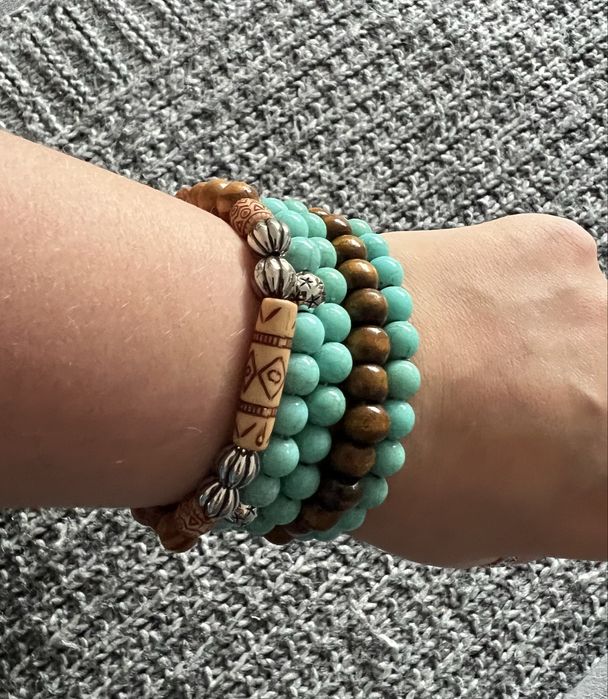 Bransoletka z dodatkami w gwiazdki