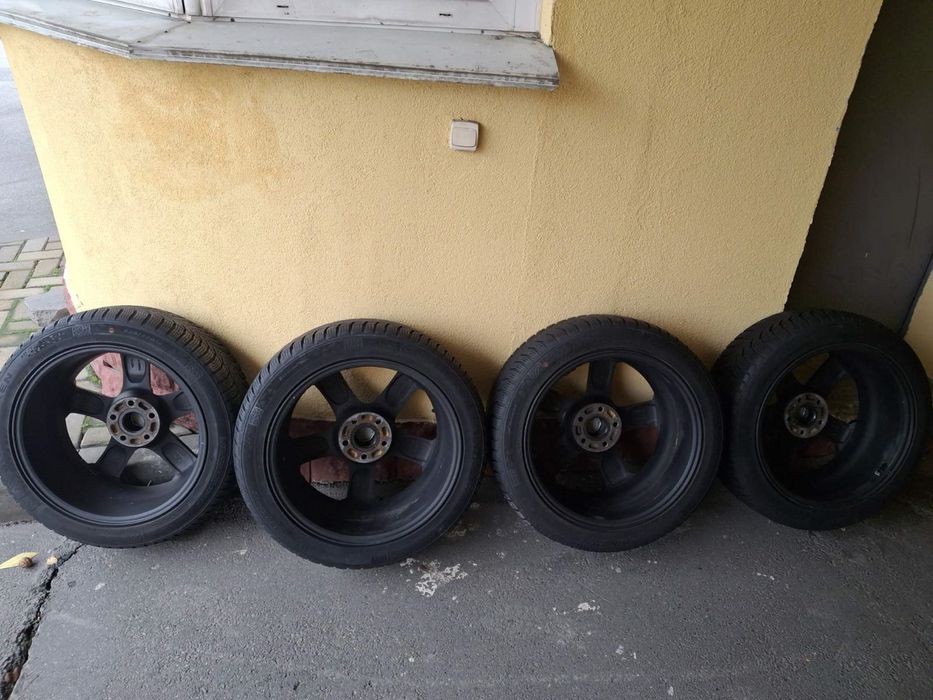 Диски Audi VW RONAL R18 5x112 з зимовими шинами Nexen