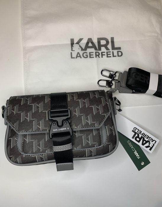 Сумка Karl Lagerfeld/месенджер Karl Lagerfeld/Чоловіча сумка карл/сумка через плече карл Lagerfeld