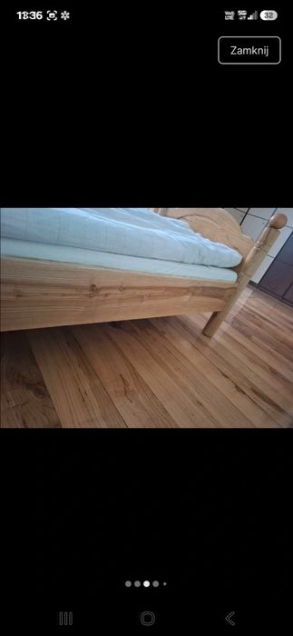 Łóżko drewniane Jesion Lipsko woj. Mazowieckie